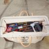 imageKlein Tools 510222 Heavy Duty Natural Canvas Tool Bag Tool Tote MultiPurpose Bag with Wide Hinged Opening and Leather Handles 22Inch22Inch
