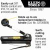 imageKlein Tools 53725 Armored and BX Cable Cutter Cuts Up to 38 Inch Armored CableBXACMCMCAPGreenfield With Storage and Extra BladesCable Cutter