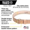 imageKlein Tools 5415L Tool Belt HeavyDuty Leather Work Belt for Contractors Construction Carpenters Electricians Framers Ironworkers LargeSmall