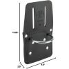 imageKlein Tools 5456 Leather Hammer Holder with Slotted Connection and Metal RingBlack