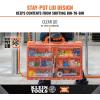 imageKlein Tools 54808MB MODbox Tall Compartment Box HalfWidth Tool Organizer Small Parts Tool Box with 10 Compartments 4 Removable Bins Stackable ModuleShort Box  Full Width