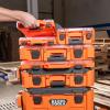 imageKlein Tools 54808MB MODbox Tall Compartment Box HalfWidth Tool Organizer Small Parts Tool Box with 10 Compartments 4 Removable Bins Stackable ModuleShort Box  Half Width