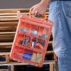 imageKlein Tools 54808MB MODbox Tall Compartment Box HalfWidth Tool Organizer Small Parts Tool Box with 10 Compartments 4 Removable Bins Stackable ModuleShort Box  Half Width