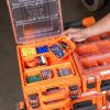 imageKlein Tools 54808MB MODbox Tall Compartment Box HalfWidth Tool Organizer Small Parts Tool Box with 10 Compartments 4 Removable Bins Stackable ModuleShort Box  Half Width