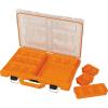 imageKlein Tools 54808MB MODbox Tall Compartment Box HalfWidth Tool Organizer Small Parts Tool Box with 10 Compartments 4 Removable Bins Stackable ModuleShort Box  Full Width