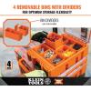 imageKlein Tools 54808MB MODbox Tall Compartment Box HalfWidth Tool Organizer Small Parts Tool Box with 10 Compartments 4 Removable Bins Stackable ModuleTall Box  Half Width