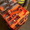 imageKlein Tools 54808MB MODbox Tall Compartment Box HalfWidth Tool Organizer Small Parts Tool Box with 10 Compartments 4 Removable Bins Stackable ModuleTall Box  Full Width