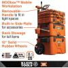 imageKlein Tools 54808MB MODbox Tall Compartment Box HalfWidth Tool Organizer Small Parts Tool Box with 10 Compartments 4 Removable Bins Stackable ModuleTall Box  Full Width