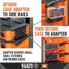 imageKlein Tools 54875MB MODbox Case Adapter Modular System Side Rail Attachment OneHanded Release for Mounting Small Medium Cases to MODbox SystemOne Size Pack of 2