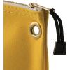 imageKlein Tools 5539NAT Zipper Bag Canvas Tool Pouch is 10Inch Consumables Bag for Storing Parts Brass Grommet for Easy Hanging NaturalYellow