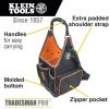 imageKlein Tools 55415814 Tool Bag Tradesman Pro Tote with 20 Pockets Made of 1680d Ballistic Weave and a Fully Molded Bottom 8Inch8Inch Tote