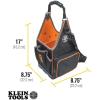 imageKlein Tools 55415814 Tool Bag Tradesman Pro Tote with 20 Pockets Made of 1680d Ballistic Weave and a Fully Molded Bottom 8Inch8Inch Tote