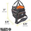 imageKlein Tools 554161014 Tool Bag with Shoulder Strap Has 40 Pockets for Tool Storage and Orange Interior10Inch Tote