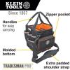 imageKlein Tools 554161014 Tool Bag with Shoulder Strap Has 40 Pockets for Tool Storage and Orange Interior10Inch Tote