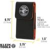 imageKlein Tools 55474 Phone Holder XXLarge Fits iPhone Google LG Samsung Phones With Magnetic Closure and Belt ClipExtra Large