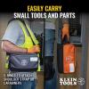 imageKlein Tools 55579 Zipper Tool Pouch Set Dual Compartments HeavyDuty 10 x 6Inch and 12 x 7Inch Bags Multipurpose Organizer for Tools and Crafts 2Pack