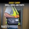 imageKlein Tools 55583 Tool Pouch Zipper Bag Dual Compartments 12Inch x 7Inch Heavy Duty Tool Bag Organizer Multipurpose for Tools to Crafts