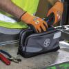imageKlein Tools 55583 Tool Pouch Zipper Bag Dual Compartments 12Inch x 7Inch Heavy Duty Tool Bag Organizer Multipurpose for Tools to Crafts