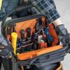 imageKlein Tools 55665 Ironworker and Welder Backpack Fire Resistant Exterior 27 Pockets Hold Welding Helmet Hard Hat 36Inch Connecting Bar