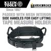imageKlein Tools 55920 Tool Belt Electrician Tool Belt for use with Modular Pouches from Klein Tools Click Lock Modular System Size XLExtra Large Tool Belt