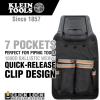 imageKlein Tools 55920 Tool Belt Electrician Tool Belt for use with Modular Pouches from Klein Tools Click Lock Modular System Size XLOne Size