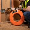 imageKlein Tools 56014 NonConductive Fish Tape Fiberglass Made in USA Flexible for Conduit Measuring as Pull Line 200Foot Long x 316Inch Wide