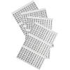 imageKlein Tools 56250 Wire Marker Book for Cable Management Electric Panel Organization Wire Label Stickers Numbered 148