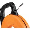 imageKlein Tools 56334 Electrical Fish Tape Steel Wire Puller with Double Loop Tip Optimized Housing and Handle for Heavy Duty Wire Pulls 240FootStainless Steel