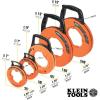 imageKlein Tools 56334 Electrical Fish Tape Steel Wire Puller with Double Loop Tip Optimized Housing and Handle for Heavy Duty Wire Pulls 240FootSteel