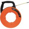 imageKlein Tools 56350 NonConductive Electrical Fish Tape Fiberglass Wire Puller Steel Leader Optimized Housing and Handle 50Foot x 316Inch