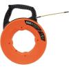imageKlein Tools 56351 NonConductive Electrical Fish Tape Fiberglass Wire Puller wSteel Leader Optimized Housing 100Foot x 316Inch
