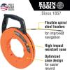 imageKlein Tools 56351 NonConductive Electrical Fish Tape Fiberglass Wire Puller wSteel Leader Optimized Housing 100Foot x 316Inch