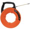 imageKlein Tools 56380 NonConductive Electrical Fish Tape MultiGroove Fiberglass Wire Puller with Steel Leader 100Foot x 316Inch100Foot