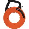 imageKlein Tools 56382 NonConductive Fiberglass Fish Tape MultiGroove Wire Puller Optimized Housing and Handle 50Foot x 316Inch50Foot