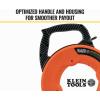imageKlein Tools 56382 NonConductive Fiberglass Fish Tape MultiGroove Wire Puller Optimized Housing and Handle 50Foot x 316Inch50Foot