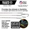 imageKlein Tools 56415 MidFlex Glow Rod Set Fish Rod with Splinter Guard Coating and Stainless Steel Connectors Bullet Nose and Hook Attachments 15Foot18Feet
