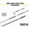 imageKlein Tools 56415 MidFlex Glow Rod Set Fish Rod with Splinter Guard Coating and Stainless Steel Connectors Bullet Nose and Hook Attachments 15Foot6Feet