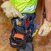 imageKlein Tools 5700 Tool Pouch PowerLine Series Utility Pouch Fits Tool Belts up to 25Inch Strong Rivet Reinforced Stitching 9Pocket9Pocket