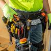 imageKlein Tools 5710L Electricians Padded Tool BeltPouch Combo 27 Pockets 4Piece Large Reinforced Bottom Pouches Heavy Duty Nylon Webbing Double StitchedL