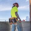 imageKlein Tools 5816LFR Flame Resistant Bolt Bag for Tool Storage with Leather Reinforced Rim and Bottom and Separated Tunnel Loops ConnectionOne Size