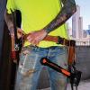 imageKlein Tools 5816LFR Flame Resistant Bolt Bag for Tool Storage with Leather Reinforced Rim and Bottom and Separated Tunnel Loops ConnectionOne Size