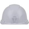 imageKlein Tools 60107 Hard Hat Light NonVented Cap Style Padded SelfWicking OdorResistant Sweatband Tested up to 20kV WhiteLarge