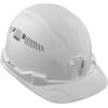 imageKlein Tools 60113RL Hard Hat Rechargeable Headlamp Vented Cap Style Padded SelfWicking OdorResistant Sweatband WhiteHard Hat