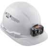 imageKlein Tools 60113RL Hard Hat Rechargeable Headlamp Vented Cap Style Padded SelfWicking OdorResistant Sweatband WhiteHard Hat wEarmuffs