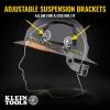 imageKlein Tools 60113RL Hard Hat Rechargeable Headlamp Vented Cap Style Padded SelfWicking OdorResistant Sweatband WhiteHard Hat wEarmuffs