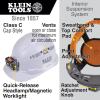 imageKlein Tools 60113RL Hard Hat Rechargeable Headlamp Vented Cap Style Padded SelfWicking OdorResistant Sweatband WhiteHard Hat wEarmuffs