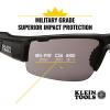 imageKlein Tools 60161 Safety Glasses Professional PPE Protective Eyewear with Semi Frame Scratch Resistant and AntiFog Clear LensGray Lens