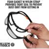 imageKlein Tools 60163 Safety Glasses Professional PPE Protective Eyewear with Full Frame Scratch Resistant and AntiFog Clear LensProfessional With Gasket