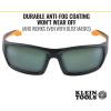 imageKlein Tools 60164 Safety Glasses Professional PPE Protective Eyewear with Full Frame Scratch Resistant and AntiFog Gray LensPolarized Lens