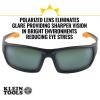 imageKlein Tools 60164 Safety Glasses Professional PPE Protective Eyewear with Full Frame Scratch Resistant and AntiFog Gray LensPolarized Lens